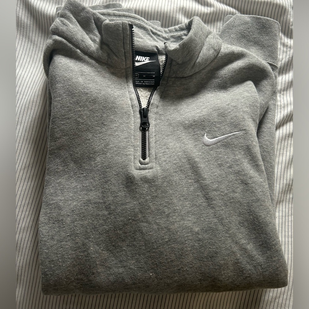 Grey Nike quarter zip